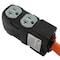 Ac Works Power Strip Cord, STW, 5-15/20R, 5-20P, 1.5 ft., Orange L2130CBF520 - alternate 7